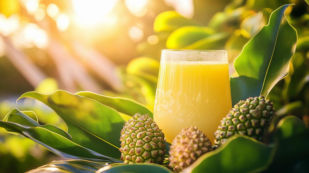 Bebida de noni para el desayuno: receta nutritiva que combina la fruta del noni con ingredientes naturales